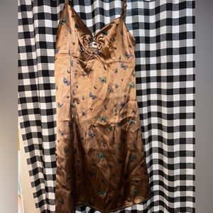 Beautiful butterfly silk dress